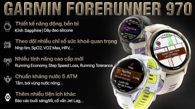 So sánh giá Garmin Forerunner 970 47mm dây silicone rẻ nhất? - Ảnh 7