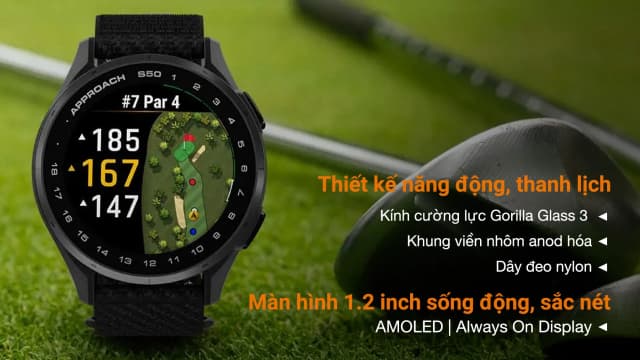 So sánh giá Garmin Approach S50 43mm dây nylon rẻ nhất? - Ảnh 2