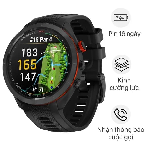 Garmin Golf Approach S70 47mm dây silicone - Ảnh 9