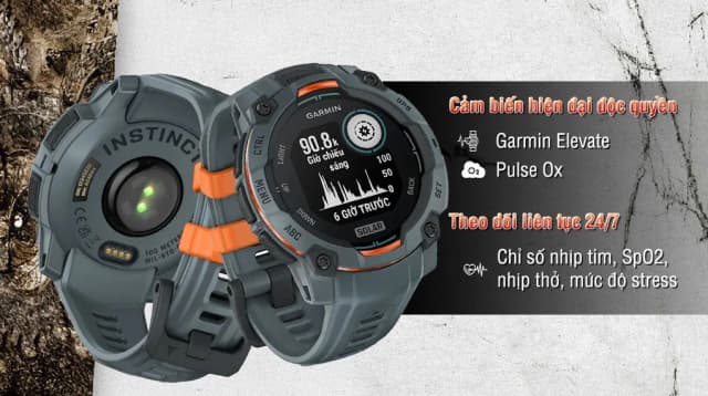 So sánh giá Garmin Instinct 3 Solar 45mm dây silicone rẻ nhất? - Ảnh 14