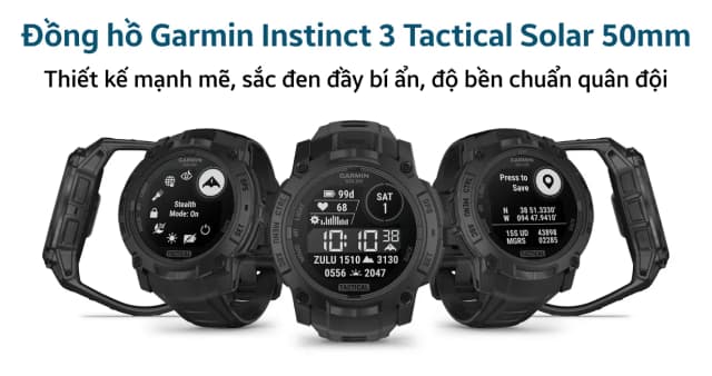 So sánh giá Garmin Instinct 3 Solar 50mm dây silicone rẻ nhất? - Ảnh 15