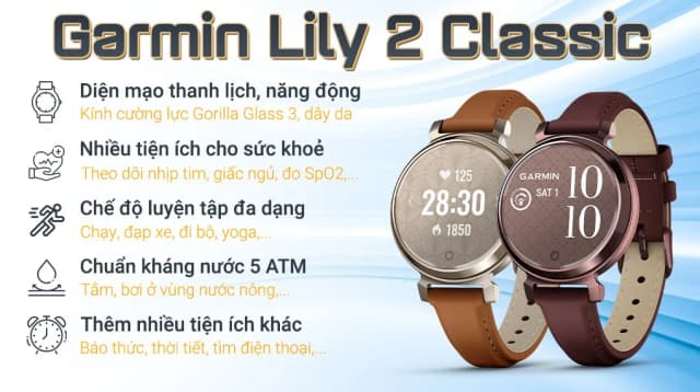 So sánh giá Garmin Lily 2 34mm dây silicone rẻ nhất? - Ảnh 19