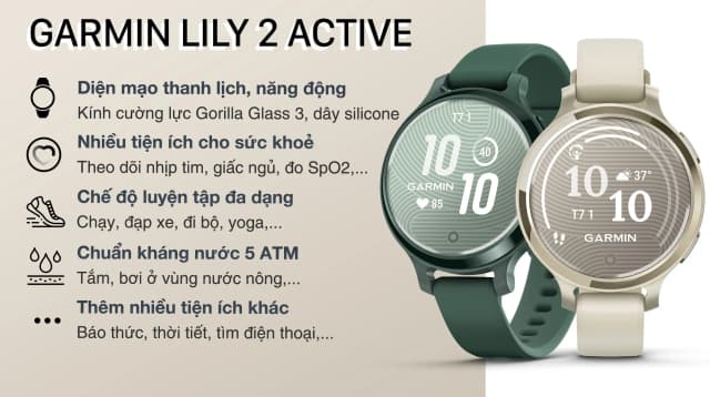So sánh giá Garmin Lily 2 Active 38mm dây silicone rẻ nhất? - Ảnh 5