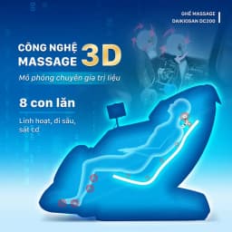 Ghế massage Daikiosan DC200 - Giá rẻ nhất hôm nay - Ảnh 2