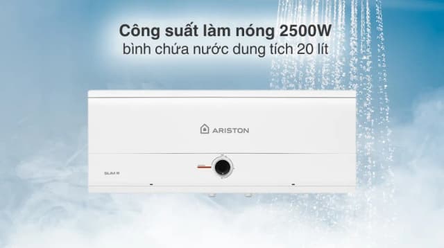 So sánh giá Máy nước nóng gián tiếp Ariston 20 lít 2500W SLIM3 20 R MT rẻ nhất? - Ảnh 2