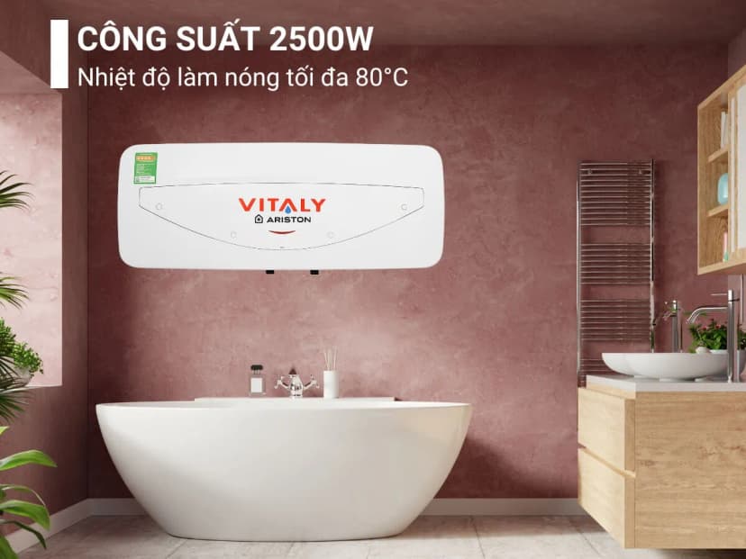 So sánh giá Máy nước nóng gián tiếp Ariston 20 lít 2500W VITALY 20 SLIM 2.5 FE 2024 - Tìm sản phẩm giá rẻ nhất - Ảnh 20