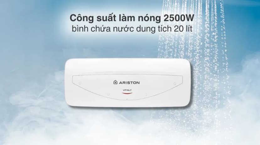 So sánh giá Máy nước nóng gián tiếp Ariston 20 lít 2500W VITALY 20 SLIM 2.5 FE 2024 - Tìm sản phẩm giá rẻ nhất - Ảnh 7