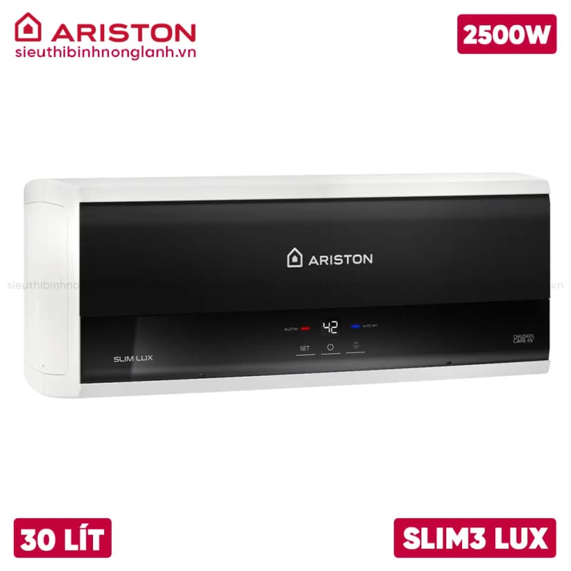 Máy nước nóng gián tiếp Ariston 30 lít 2500W SLIM3 30 LUX - Giá rẻ nhất hôm nay - Ảnh 4