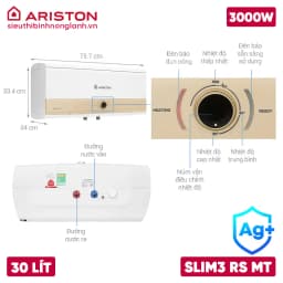 So sánh giá Máy nước nóng gián tiếp Ariston 30 lít 3000W SLIM3 30 RS MT 3KW - Tìm sản phẩm giá rẻ nhất - Ảnh 19