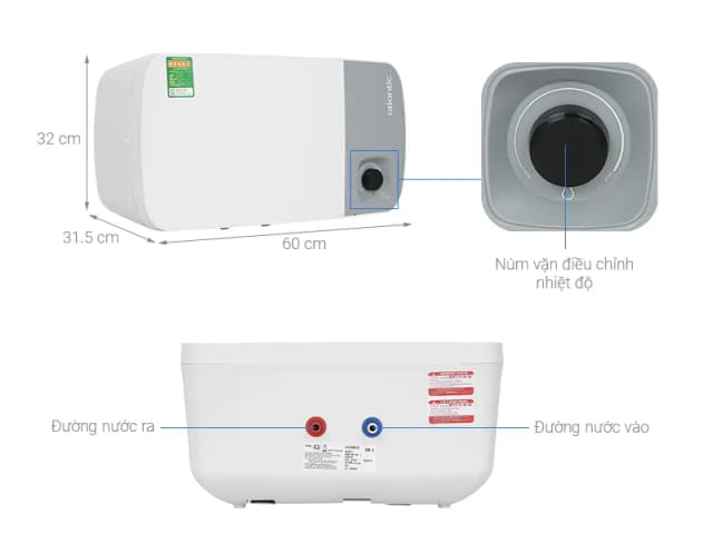 So sánh giá Máy nước nóng gián tiếp Atlantic 20 lít NEO LITE 823021 SWH 20H M-4 rẻ nhất? - Ảnh 4