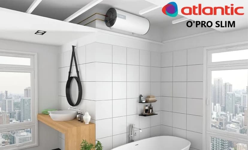Máy nước nóng gián tiếp Atlantic 50 lít OPRO SLIM 843041 SWH 50H M-5 - Giá rẻ nhất hôm nay - Ảnh 17