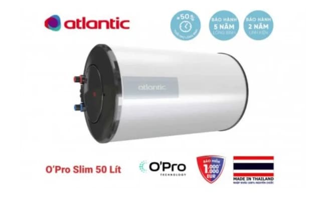 So sánh giá Máy nước nóng gián tiếp Atlantic 50 lít OPRO SLIM 843041 SWH 50H M-5 rẻ nhất? - Ảnh 19