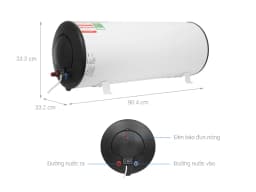 Máy nước nóng gián tiếp Atlantic 50 lít OPRO SLIM 843041 SWH 50H M-5 - Giá rẻ nhất hôm nay - Ảnh 3