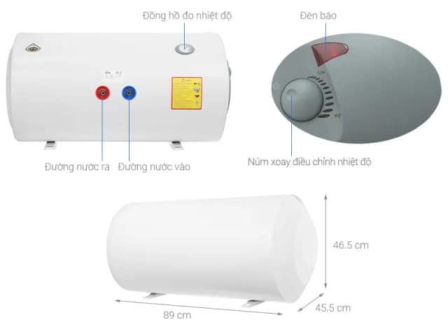 So sánh giá Máy nước nóng gián tiếp Ferroli Aqua 100 lít 2500W SEH_ELCB rẻ nhất? - Ảnh 3