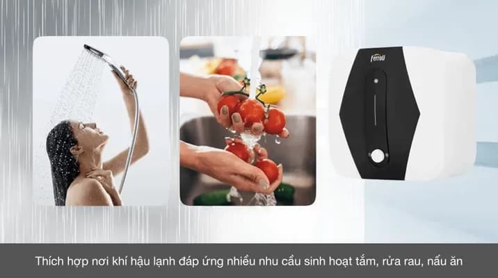 Máy nước nóng gián tiếp Ferroli 30 lít 2500W MIDO SQ - Giá rẻ nhất hôm nay - Ảnh 11