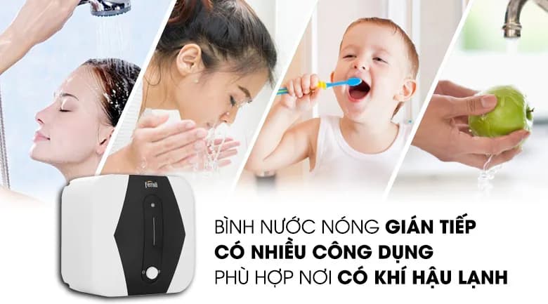 Máy nước nóng gián tiếp Ferroli 30 lít 2500W MIDO SQ - Giá rẻ nhất hôm nay - Ảnh 17