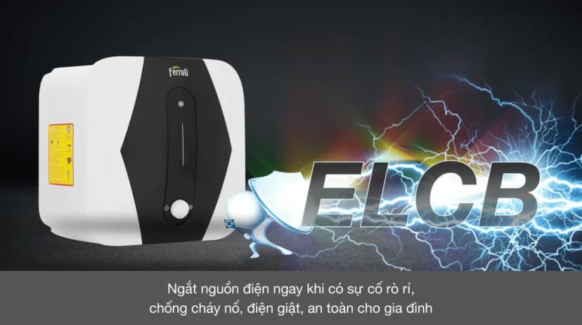 Máy nước nóng gián tiếp Ferroli 30 lít 2500W MIDO SQ - Giá rẻ nhất hôm nay - Ảnh 4