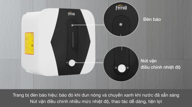 So sánh giá Máy nước nóng gián tiếp Ferroli 30 lít 2500W MIDO SQ rẻ nhất? - Ảnh 9