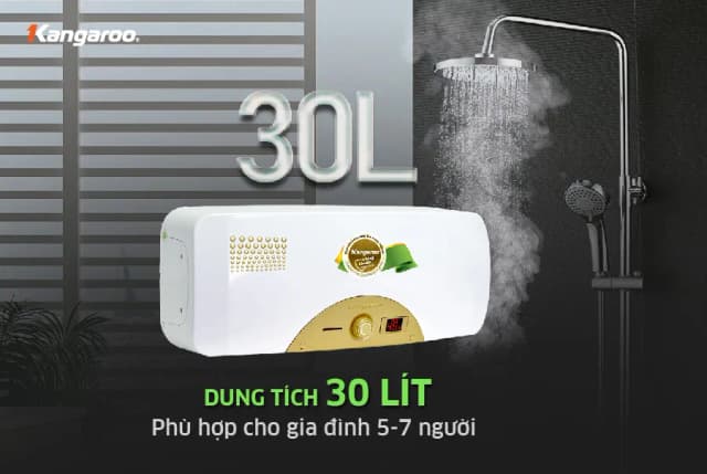 So sánh giá Máy nước nóng gián tiếp Kangaroo 30 lít 2500W KG68A3 rẻ nhất? - Ảnh 7