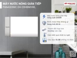 So sánh giá Máy nước nóng gián tiếp Panasonic 2500W DH-20HBMVWL - Tìm sản phẩm giá rẻ nhất - Ảnh 1