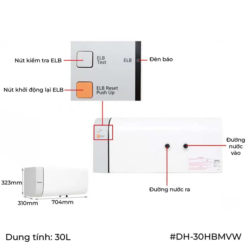 So sánh giá Máy nước nóng gián tiếp Panasonic 2500W DH-30HBMVWL - Tìm sản phẩm giá rẻ nhất - Ảnh 13