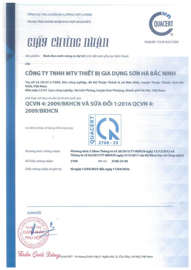 So sánh giá Máy nước nóng gián tiếp Sơn Hà Galaxy 30 lít 2500W S30VG rẻ nhất? - Ảnh 12