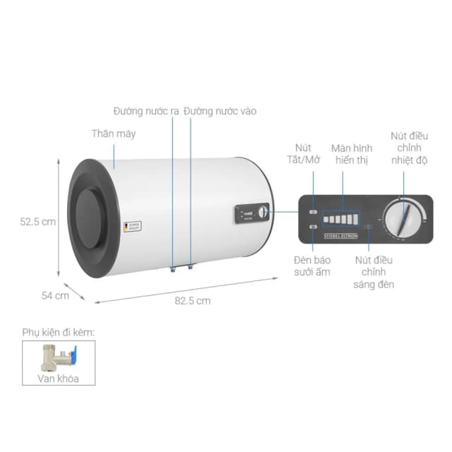 So sánh giá Máy nước nóng gián tiếp Stiebel Eltron 80 lít 2500W ESH 80 H Plus T-VN rẻ nhất? - Ảnh 2