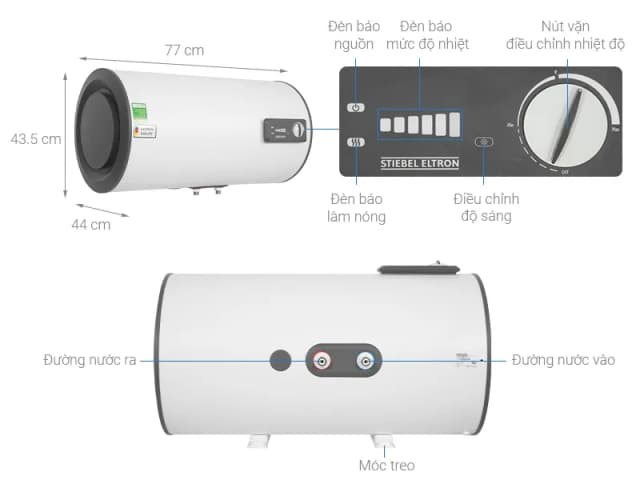 So sánh giá Máy nước nóng gián tiếp Stiebel Eltron 80 lít 2500W ESH 80 H Plus T-VN rẻ nhất? - Ảnh 17