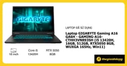 So sánh giá Laptop GIGABYTE Gaming A16 GA6H - GAMING-A16-CTHH3VN893SH (i5 13420H, 16GB, 512GB, RTX5050 8GB, WUXGA 165Hz, Win11) - Tìm sản phẩm giá rẻ nhất - Ảnh 11