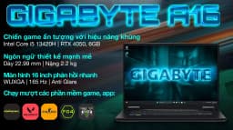So sánh giá Laptop GIGABYTE Gaming A16 GA6H - GAMING-A16-CTHH3VN893SH (i5 13420H, 16GB, 512GB, RTX5050 8GB, WUXGA 165Hz, Win11) - Tìm sản phẩm giá rẻ nhất - Ảnh 16
