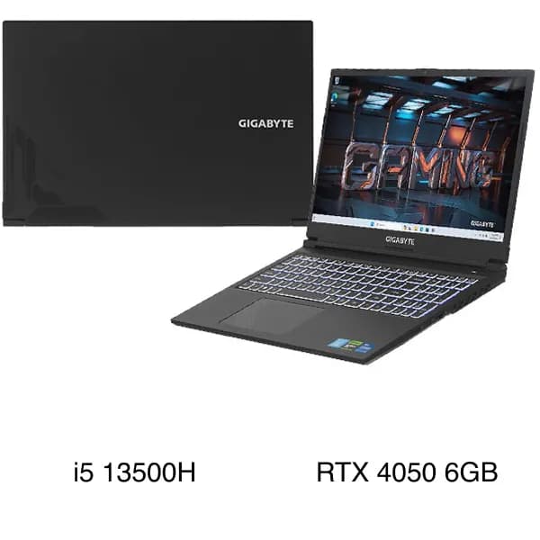 Laptop GIGABYTE Gaming G5 MF5 RC555 - 9RC55MF5FEIAA1VN0C0 (i5 13500H, 16GB, 512GB, RTX 4050 6GB, Full HD 144Hz, Win11) - 1