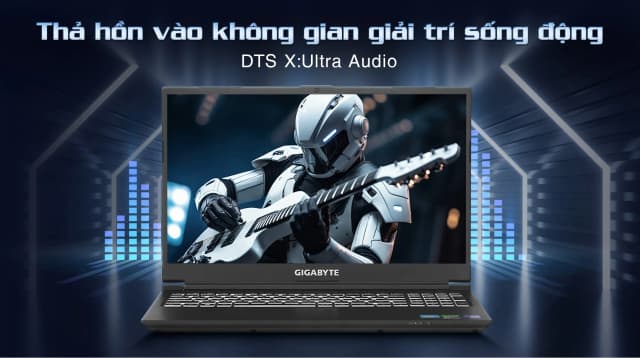 Laptop GIGABYTE Gaming G5 MF5 RC555 - 9RC55MF5FEIAA1VN0C0 (i5 13500H, 16GB, 512GB, RTX 4050 6GB, Full HD 144Hz, Win11) - 16