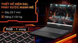 Laptop GIGABYTE Gaming G5 MF5 RC555 - 9RC55MF5FJIINIVN000 (i7 13620H, 16GB, 512GB, RTX 4050 6GB, Full HD 144Hz, Win11) - Giá rẻ nhất hôm nay - Ảnh 13