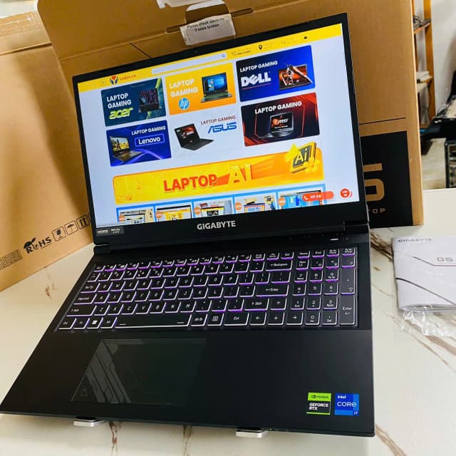 Top 1 so sánh giá Laptop GIGABYTE Gaming G5 MF5 RC555 - 9RC55MF5FJIINIVN000 (i7 13620H, 16GB, 512GB, RTX 4050 6GB, Full HD 144Hz, Win11) - Tìm sản phẩm giá rẻ nhất - Ảnh 7