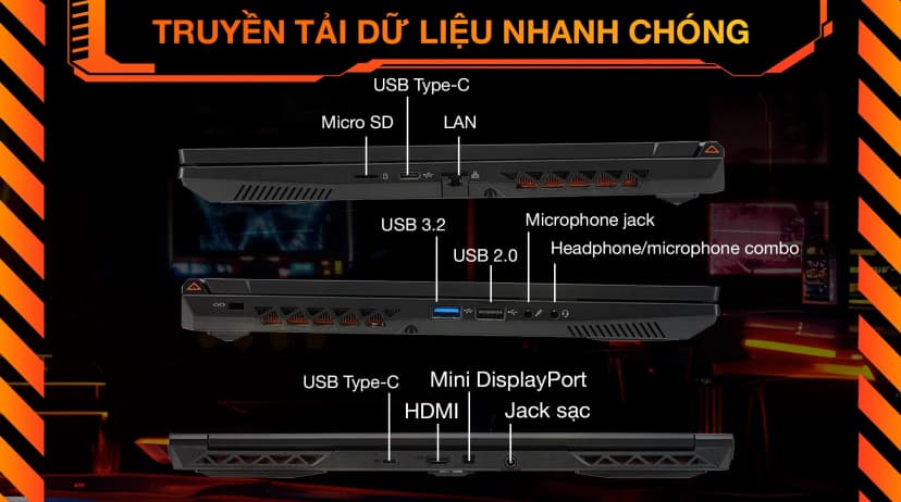 Laptop GIGABYTE Gaming G5 MF5 RC555 - 9RC55MF5FJIINIVN000 (i7 13620H, 16GB, 512GB, RTX 4050 6GB, Full HD 144Hz, Win11) - Giá rẻ nhất hôm nay - Ảnh 62
