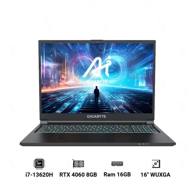 So sánh giá Laptop GIGABYTE Gaming G6 KF RC56 - 9RC56KF0HJIIXIVN000 (i7 13620H, 16GB, 512GB, RTX 4060 8GB, WUXGA 165Hz, Win11) rẻ nhất? - Ảnh 9