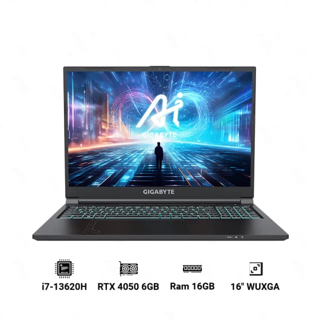 So sánh giá Laptop GIGABYTE Gaming G6 MF RC56 - 9RC56MF0HJIIXIVN000 (i7 13620H, 16GB, 512GB, RTX 4050 6GB, WUXGA 165Hz, Win11) rẻ nhất? - Ảnh 4