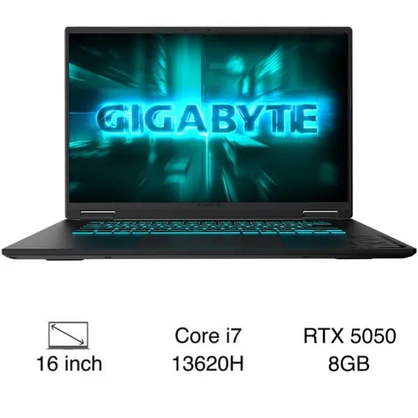 So sánh giá Laptop GIGABYTE Gaming A16 GA6H - GAMING-A16-CTHI3VN893SH (i7 13620H, 16GB, 512GB, RTX 5050 8GB, WUXGA 165Hz, Win11) rẻ nhất? - Ảnh 2