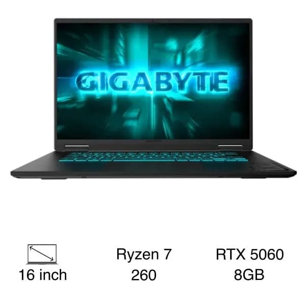 Laptop GIGABYTE Gaming A16 - 3VHK3VN893SH (R7 260, 16GB, 512GB, RTX 5060 8GB, Full HD+ 165Hz, Win11) - Ảnh 31