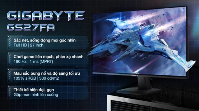 So sánh giá Màn hình Gaming GIGABYTE GS27FA 27 inch FHD/IPS/180Hz/1ms rẻ nhất? - Ảnh 12
