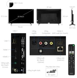 Google Tivi Sony 4K 43 inch KD-43X75K - Giá rẻ nhất hôm nay - Ảnh 8