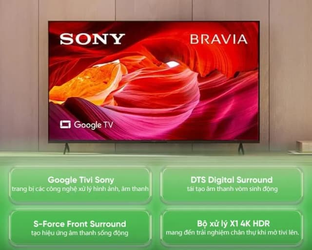 So sánh giá Google Tivi Sony 4K 50 inch KD-50X75K rẻ nhất? - Ảnh 16