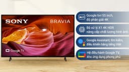 Google Tivi Sony 4K 55 inch KD-55X75K - Giá rẻ nhất hôm nay - Ảnh 2