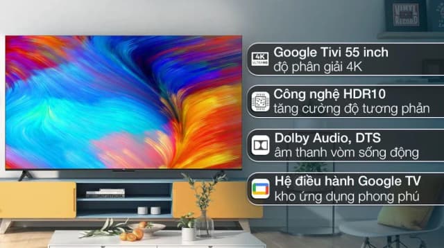 So sánh giá Google Tivi TCL AI 4K 55 inch 55P635 rẻ nhất? - Ảnh 6