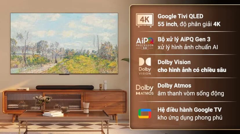 So sánh giá Google Tivi QLED TCL 4K 55 inch 55P7L - Tìm sản phẩm giá rẻ nhất - Ảnh 12