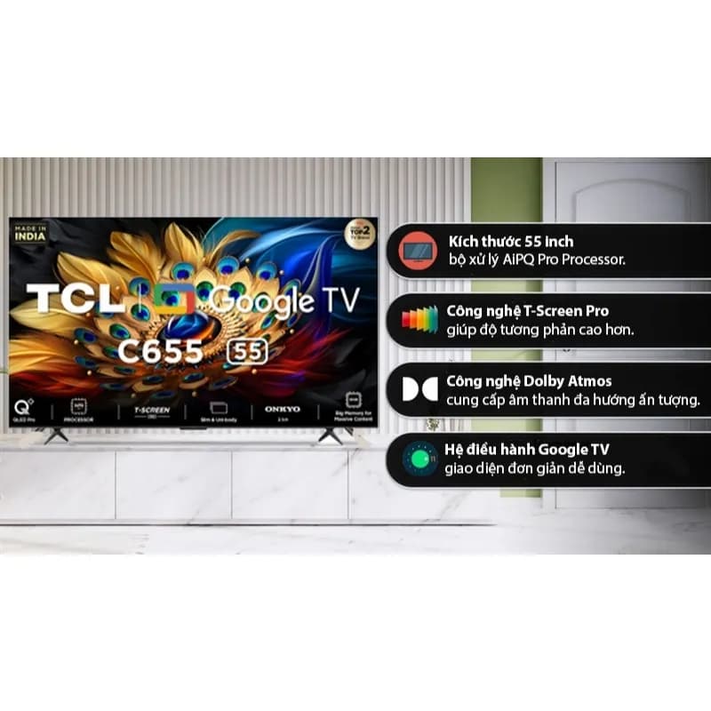 So sánh giá Google Tivi QLED TCL 4K 55 inch 55P7L - Tìm sản phẩm giá rẻ nhất - Ảnh 14