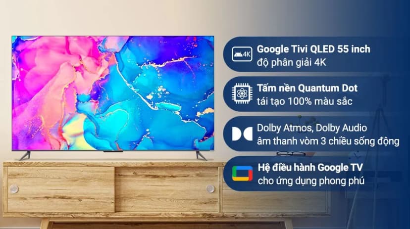 So sánh giá Google Tivi QLED TCL 4K 55 inch 55P7L - Tìm sản phẩm giá rẻ nhất - Ảnh 15
