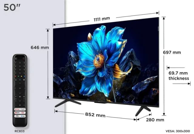 So sánh giá Google Tivi QLED TCL AI 4K 50 inch 50P7K rẻ nhất? - Ảnh 7