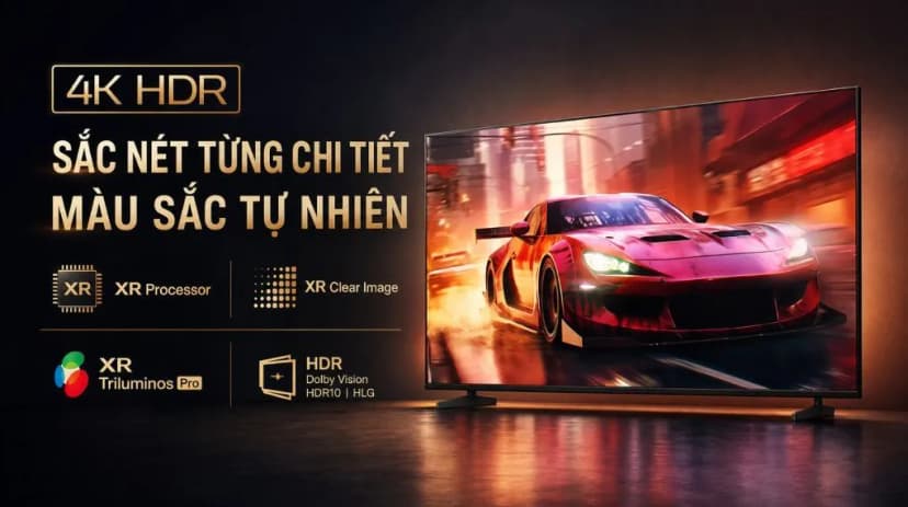 Google Tivi Sony 4K 55 inch K-55XR33VM2 - Giá rẻ nhất hôm nay - Ảnh 3