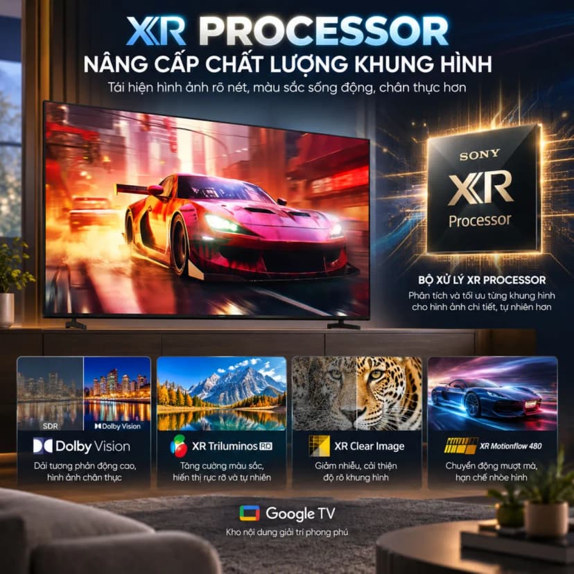 Google Tivi Sony 4K 65 inch K-65XR30M2 - Giá rẻ nhất hôm nay - Ảnh 3